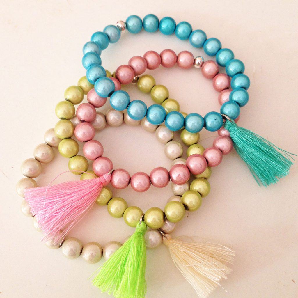 tuto jolis bracelets perles magiques Atelier de la création